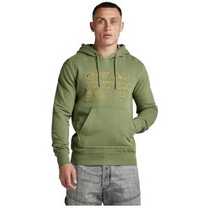 G-STAR RAW Distressed Originals Hooded Sweat, groen (Sage D24414-d562-724), M