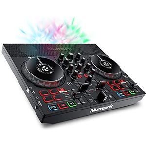 Numark Party Mix Live - DJ-controller / DJ-set met DJ-verlichting, DJ-luidsprekers en DJ-mixer voor Serato DJ Lite