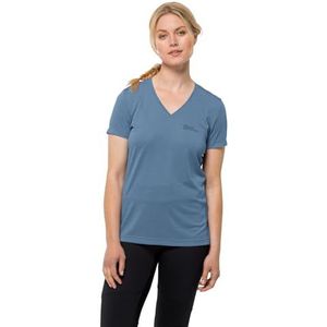 Jack Wolfskin Crosstrail T dames T-shirt elementair blauw, Elementair blauw, M