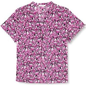 GERRY WEBER Edition Dames 860040-66418 blouse, paars/roze/zwart print, 48, lila/roze/zwarte opdruk