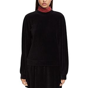 ESPRIT Sweatshirt voor dames, 001/Black, XL