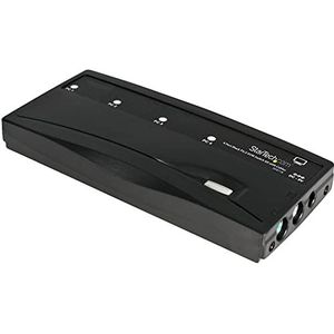 StarTech.com 4-poorts VGA/PS/2 KVM Switch - PS/2 KVM schakelaar incl. kabel - 4 poorts desktop KVM-schakelaar 1x PS/2 en 4x VGA bus