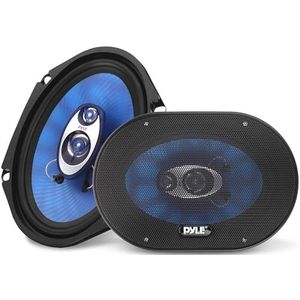 Pyle Auto Luidsprekerset - 3-Weg Auto Speakers – Luidspreker voor Auto- 360 Watt met Vermoeidheidsvrije Butylrubberen Rand - 70-20 kHz Frequentiebereik