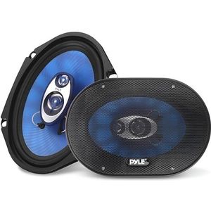 Pyle Auto Luidsprekerset - 3-Weg Auto Speakers – Luidspreker voor Auto- 360 Watt met Vermoeidheidsvrije Butylrubberen Rand - 70-20 kHz Frequentiebereik