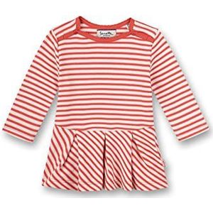 Sanetta Baby meisjes Fiftyseven jurk beige kinderjurk