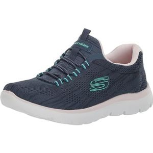 Skechers Summits Sneaker voor dames, marineblauw, 37.5 EU