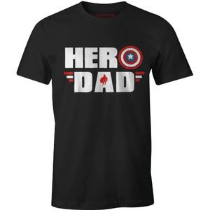 Marvel Memarcots228 T-shirt voor heren, zwart, L