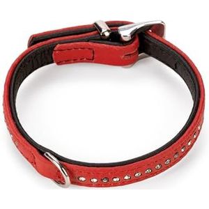 Karlie 24193 Halsband Vintage Strass L: 27 cm B: 10 mm rood enkele rij