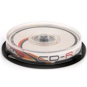 CD-R 700 MB 52X, 10 stuks, ideaal voor het opnemen van muziek, gegevens en back-ups.