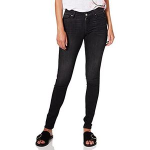 Replay Damesjeans New Luz Skinny-Fit met Power Stretch, Black 098, 26W / 28L