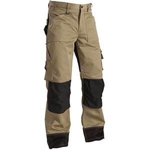 Blakläder 152318602499C44 kunstenaarsbroek, tweekleurig, C44, Khaki/Zwart