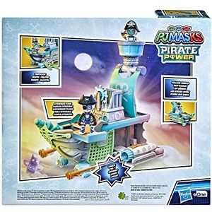 PJ MASKS Sky Pirate Battleship Preschool Toy, Vehicle Playset with 2 Action Figures for Kids Ages 3 and Up Multicolor F36655L0