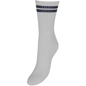 Vero Moda Vmmel Stripe Sporty Socks Noos, lichtgrijs gem., One size