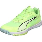 PUMA Unisex Accelerate Pro 4 Indoor Court Schoen, Bruisend Licht Groen Terrein Licht Mos PUMA Wit, 44 EU