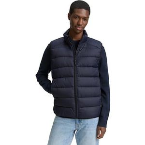 TOM TAILOR Denim heren vest, 10668 - Sky Captain Blue, XXL