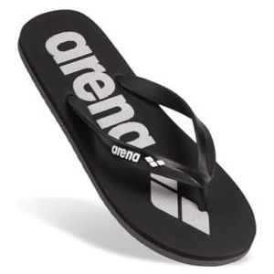 Arena Teenslippers, uniseks, volwassenen, zwart-wit, 38 EU, Zwart Wit, 38 EU