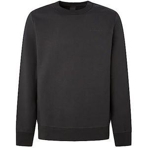 Hackett London Heren Essential Crew Sweatshirt, Zwart, XS