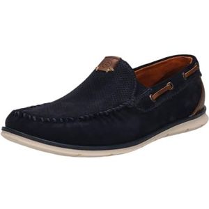 bugatti Zakelijke herenschoenen, veterschoenen, donkerblauw 4100, 45 EU