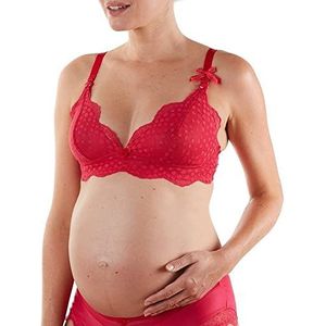 Cache Coeur Lollypop Grenadine Triangle BH voor zwangerschap en borstvoeding, Granaatappel, L