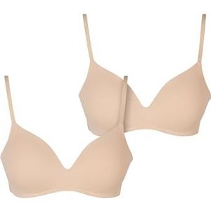 Urban Classics - Tb7654a - Gewatteerde Beha - Naakt - 2 Stuks - 85C