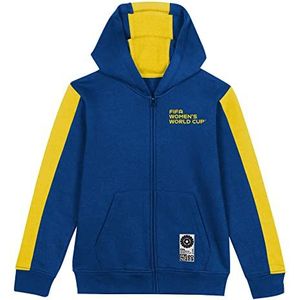 FIFA Unisex officiële 2023 vrouwen voetbal World Cup jeugd team rits hoodie, Zweden Hooded Sweatshirt (pak van 1)