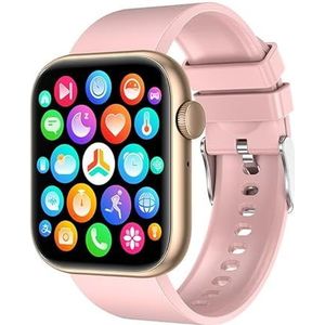 Rawrr Smartwatch voor dames en heren, 1,85 inch touchscreen, smartwatch, met bluetooth-oproepen, 100+ sportmodi, sporthorloge, spraakassistent, voor Android en iOS