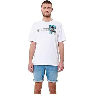 Kaporal Clark T-shirt, wit, S, Wit., S