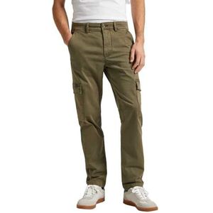 Pepe Jeans Broeken voor heren, Groen (Militair Groen), 28W