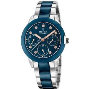 Festina Dames analoog kwartshorloge met roestvrij stalen armband F20497/2