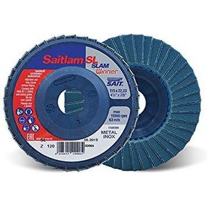 Sait 49007 Winner SAITLAM-SL Z schuurmiddel lamschuurschijf, 115 mm x 22,23 mm, 80 korrels, 100 stuks