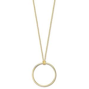 Thomas Sabo Unisex ketting cirkel Gold Charm Club 925 sterling zilver X0252-413-39, 70,00 cm,