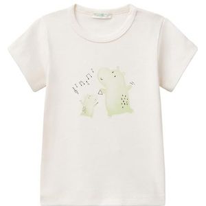 United Colors of Benetton T-shirt, Wit, 74 cm