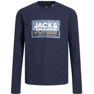 JACK & JONES Shirt met lange mouwen, navy blazer, 98