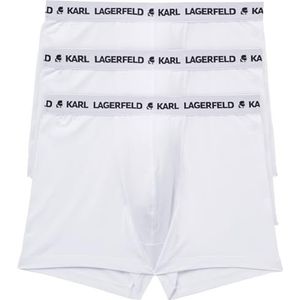 Karl Lagerfeld B.V Logo Trunk Set (3 stuks), wit, S