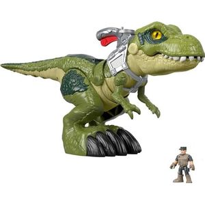 Fisher-Price Jurassic World GBN14 - Imaginext Hongerige T-Rex, meerkleurig, dinosaurusspeelgoed voor kinderen vanaf 3 jaar
