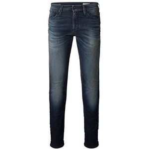 SELECTED HOMME Heren jeansbroek, blauw (Dark Blue Denim)., 38W x 32L
