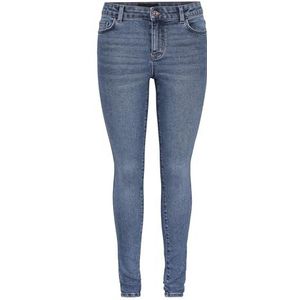 PIECES Jeansbroek voor dames, blauw (medium blue denim), (XL) W x 32L