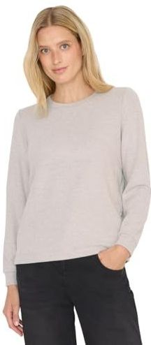 Cecil - Gebreide Trui - Toffee Cream Melange - Lange Mouwen