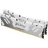 Kingston FURY Renegade DDR5 Zilber/Wit XMP 32GB 7600MT/s CL38 DIMM Gaming Desktopgeheugen (Set van 2) - KF576C38RWK2-32