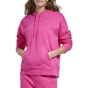 DKNY Dames Kanga Hoodie Hooded Sweatshirt, bloembed, M