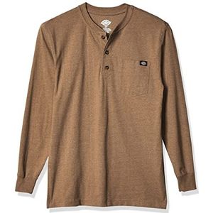 Dickies Heren grote lange lange mouwen zwaargewicht Henley Shirt
