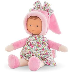 Corolle - Mon Doudou Corolle, Miss Jardin in bloemen, 25 cm, vanaf de geboorte, roze