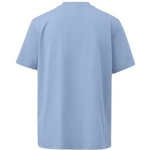 s.Oliver - T-shirt - Donkerblauw - Dames - Hartborduursel