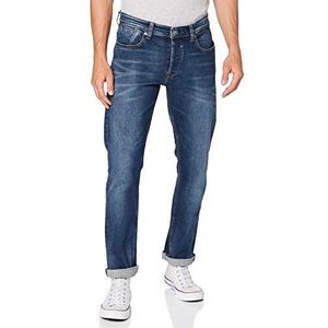 Teddy Smith Jeans voor heren – model denim regular fit – regular – patroon effen – recht – old/inkt – maat 27, Bleu Encre, 34