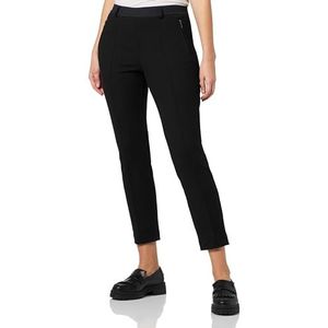 Raphaela by Brax Lillyth Thermo Doppio Jersey vrijetijdsbroek voor dames, zwart, 38W x 30L