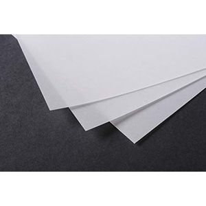 Clairefontaine - Ref 975128C - Traceerpapier (5 vellen) - 70x100cm formaat, 180g, hoge transparantie, glad oppervlak, zuurvrij, afdrukbaar - Geschikt voor inkt, marker en potlood