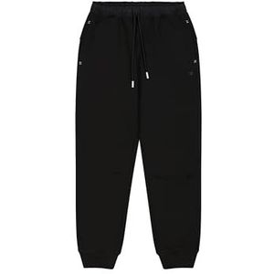 Champion Legacy C-Tech W (117477) - Tcv Stretch polykatoen Interlock Rib Cuff trainingsbroek, zwart (NBK), M dames, Zwart (Nbk), M