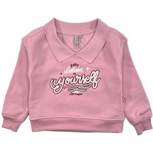 Lee Cooper Sweatshirt met capuchon voor meisjes, Roze, 4 Jaren