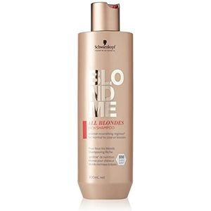 Schwarzkopf BlondMe Care All Blondes Rich Shampoo 300ml - Normale shampoo vrouwen - Voor Alle haartypes