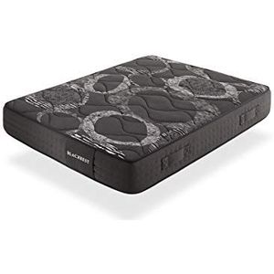 Ikon Sleep Blackrest Visco Hybrid, Mattress 150x190 cm Bedroom Dragons Viscogram Reversible, Black
